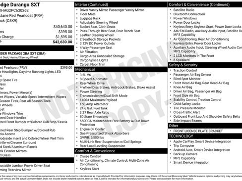 Used 2023 Dodge Durango SXT RWD image 23