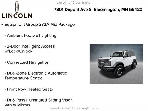 Used 2023 Ford Bronco Badlands w/ Sasquatch Package AWD/4WD image 5