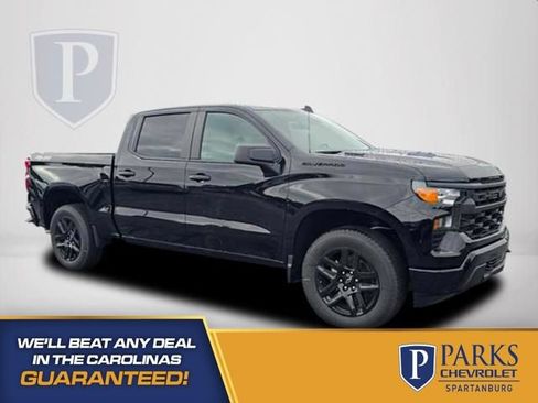 New 2026 Chevrolet Silverado 1500 Custom w/ LPO, Dark Essentials Package AWD/4WD image 1