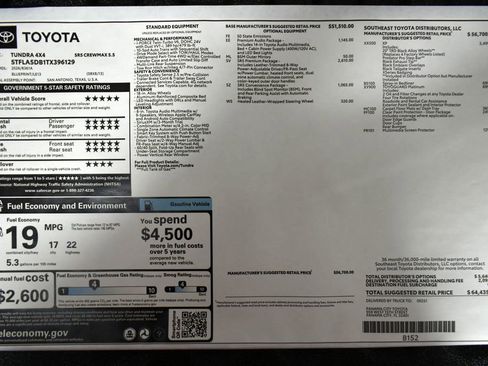 New 2026 Toyota Tundra SR5 image 2