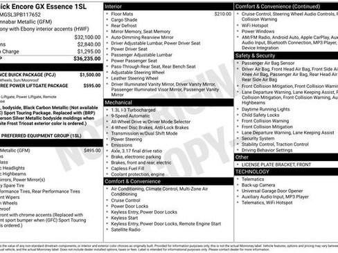 Certified 2023 Buick Encore GX Essence w/ Experience Buick Package image 28