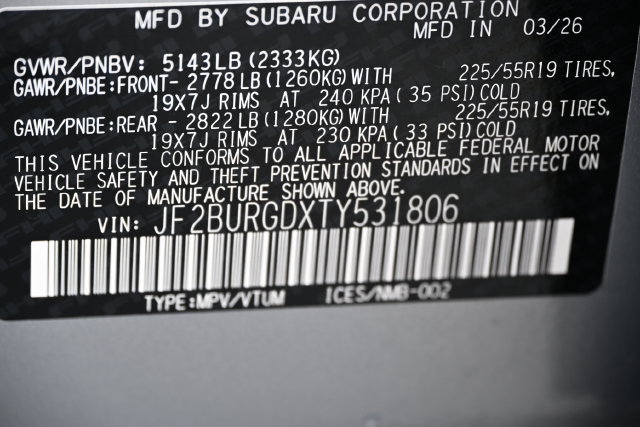 New 2026 Subaru Outback Limited XT AWD/4WD image 21