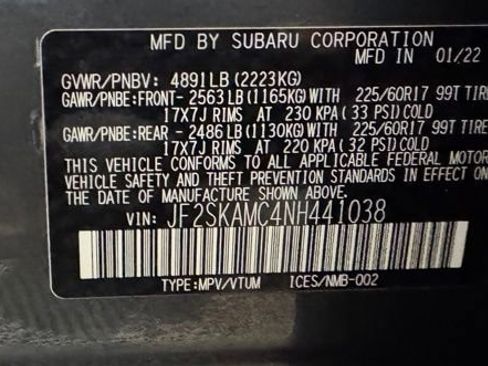 Certified 2022 Subaru Forester Wilderness image 41