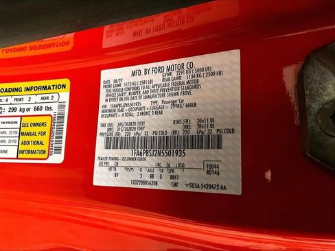 Certified 2022 Ford Mustang Shelby GT500 RWD image 32