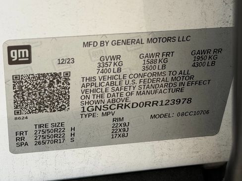 Certified 2024 Chevrolet Tahoe RST w/ Luxury Package image 30