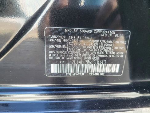 Certified 2021 Subaru Crosstrek 2.0i Premium image 24