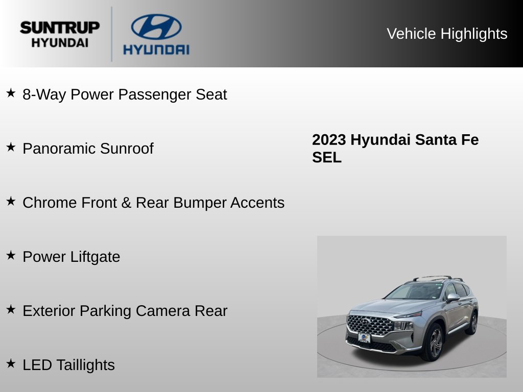 Used 2023 Hyundai Santa Fe SEL w/ Premium Package FWD image 16