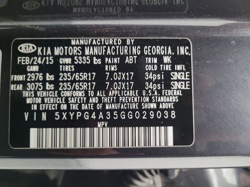 Used 2016 Kia Sorento FWD w/ LX Convenience Package image 33