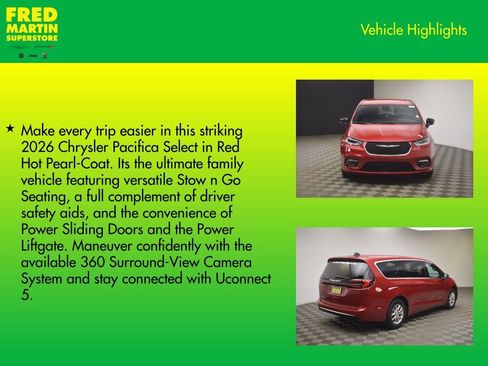 New 2026 Chrysler Pacifica Select image 8