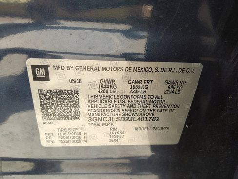Used 2018 Chevrolet Trax LT w/ LT Convenience Package FWD image 33