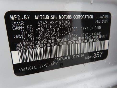 New 2026 Mitsubishi Outlander Sport SE AWD/4WD image 26
