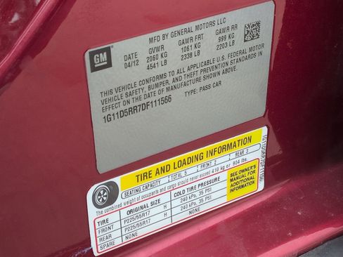 Used 2013 Chevrolet Malibu Eco w/ Power Convenience Package image 22