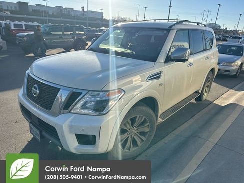 Used 2020 Nissan Armada Platinum w/ Captain's Chairs Package image 3