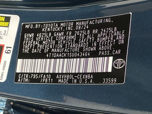 Used 2025 Toyota Camry LE w/ Convenience Package FWD image 36