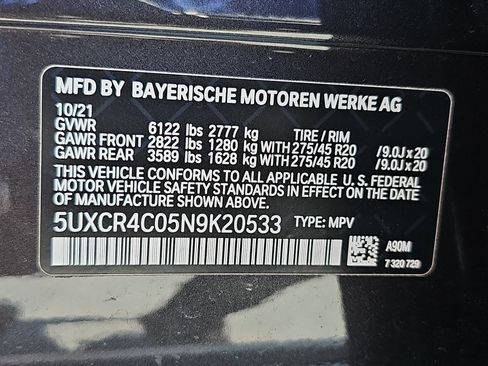 Certified 2022 BMW X5 sDrive40i w/ Premium Package image 36