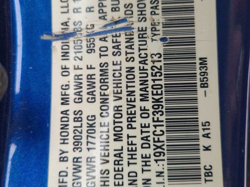 Used 2019 Honda Civic EX image 31