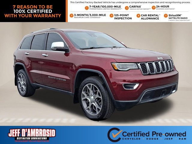 Certified 2022 Jeep Grand Cherokee Limited w/ Trailer Tow Group IV RWD image 1