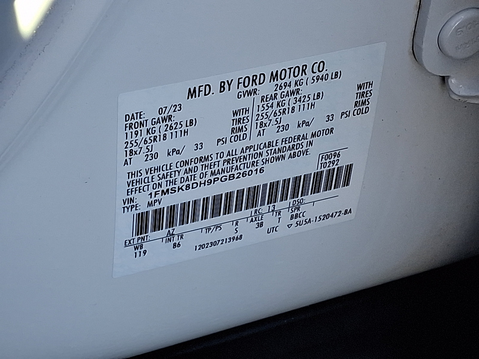 Used 2023 Ford Explorer XLT AWD/4WD image 28