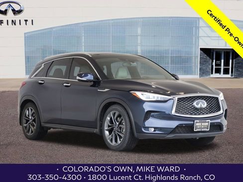 Certified 2021 INFINITI QX50 Autograph w/ Premium White Leather Package image 8