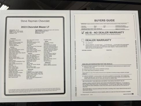 Used 2023 Chevrolet Blazer LT w/ LPO, Floor Liner Package FWD image 24