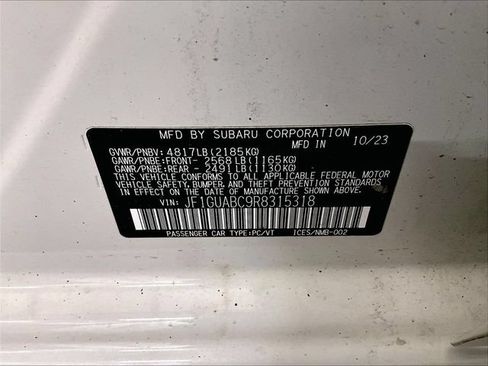 Used 2024 Subaru Impreza 2.0i AWD/4WD image 33