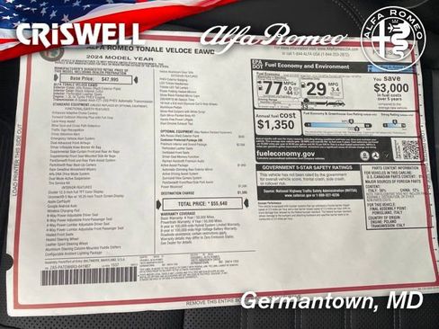 New 2024 Alfa Romeo Tonale Veloce image 49