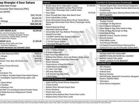 Certified 2024 Jeep Wrangler Sahara w/ Technology Group image 45