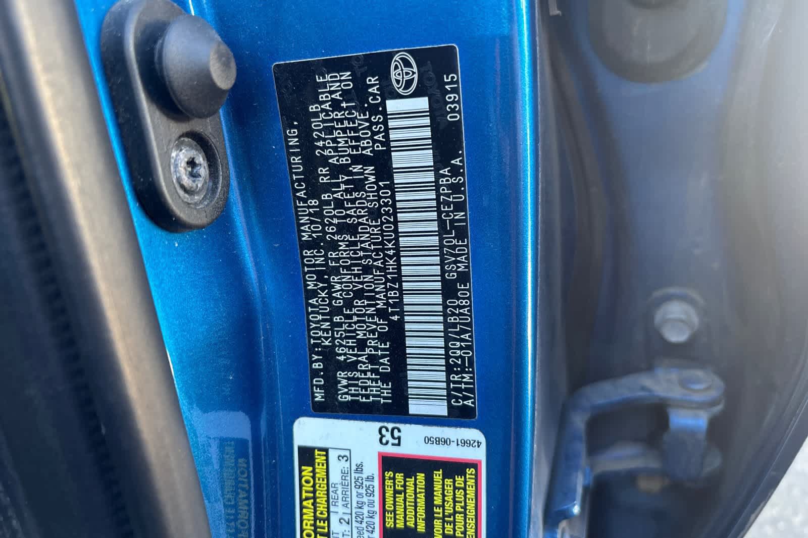 Used 2019 Toyota Camry XSE FWD image 28