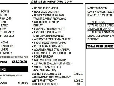 Used 2020 GMC Sierra 1500 Denali w/ Denali Ultimate Package AWD/4WD image 2