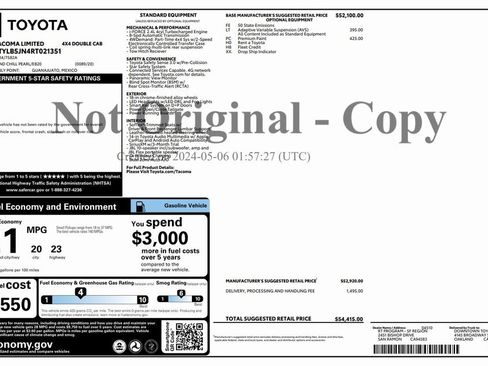 Used 2024 Toyota Tacoma Limited image 4