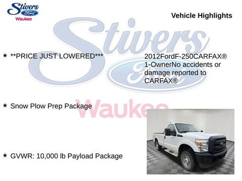 Used 2012 Ford F250 XL w/ PWR Equipment Group AWD/4WD image 9