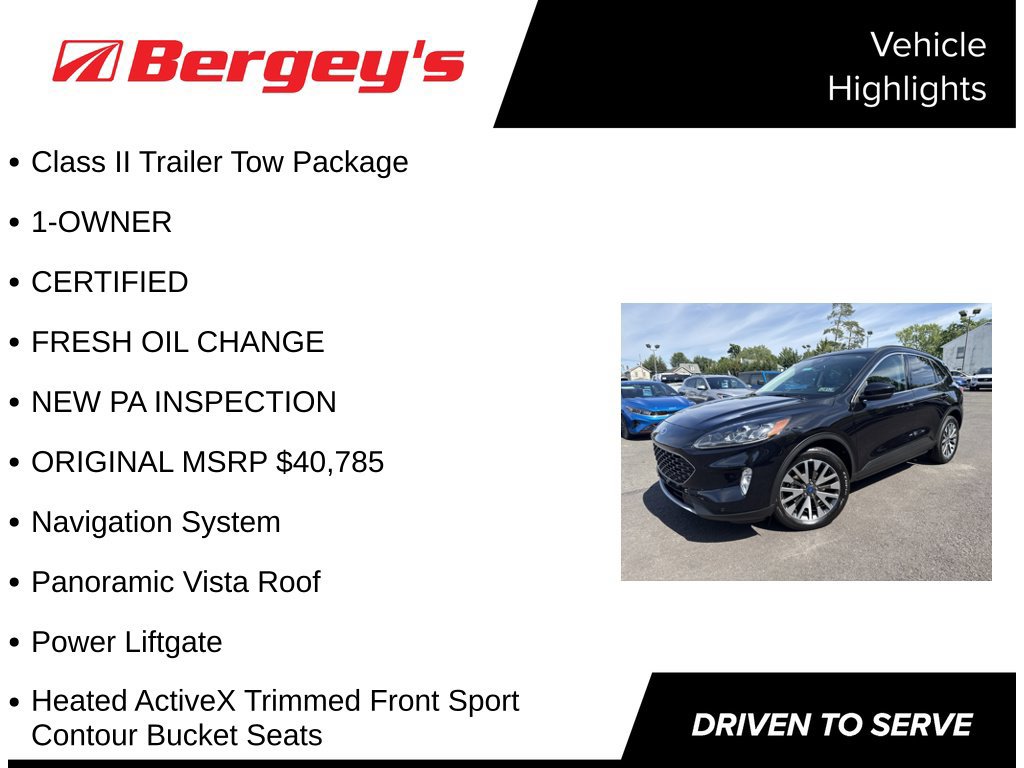Used 2022 Ford Escape Titanium w/ Class II Trailer Tow Package AWD/4WD image 5