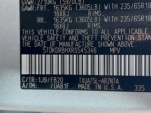 Certified 2024 Toyota Highlander LE image 33