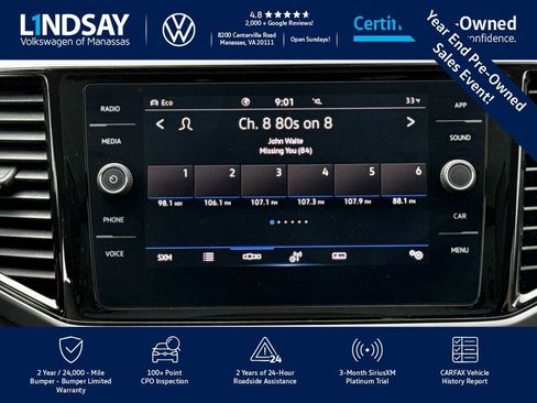 Used 2022 Volkswagen Atlas SE w/ Panoramic Sunroof Package image 15