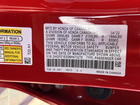 Used 2022 Honda Civic Si image 35