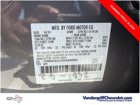 Used 2025 Ford Explorer ST AWD/4WD image 33