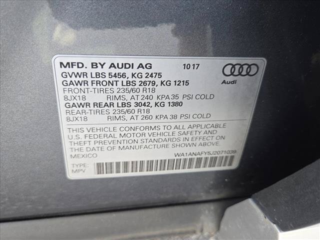 Used 2018 Audi Q5 2.0T Premium w/ Convenience Package AWD/4WD image 17