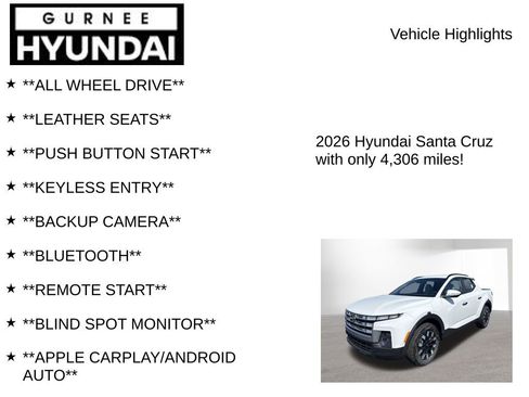 Used 2026 Hyundai Santa Cruz SEL AWD/4WD image 8
