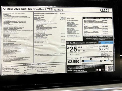 New 2025 Audi Q5 Premium Plus image 16