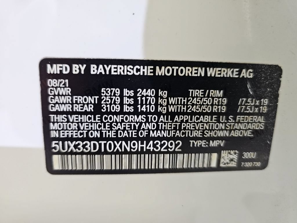 Used 2022 BMW X4 xDrive30i w/ Convenience Package AWD/4WD image 25