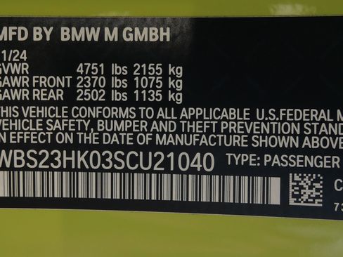 Used 2025 BMW M4 Competition w/ Parking Assistance Package image 28