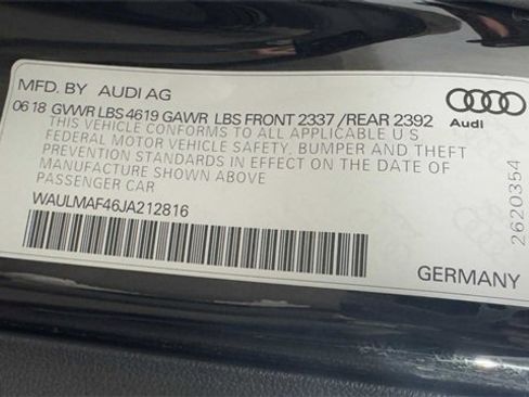 Used 2018 Audi A4 2.0T Ultra Premium Plus w/ Premium Plus Package image 37