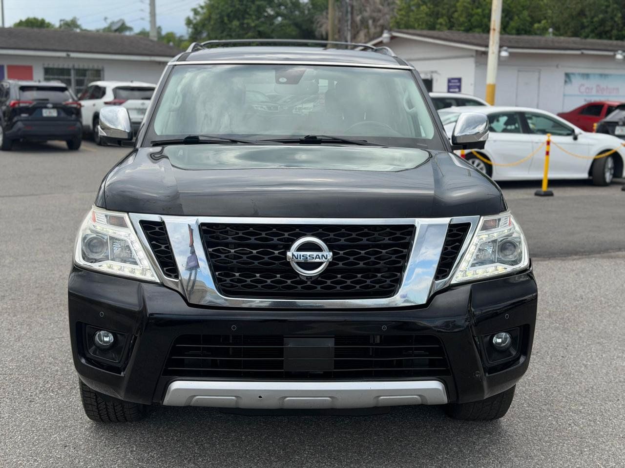 Used 2017 Nissan Armada Platinum w/ Interior Lighting Package AWD/4WD image 2