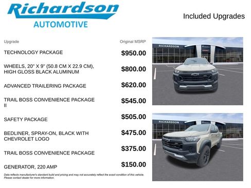 Used 2023 Chevrolet Colorado Trail Boss w/ Technology Package AWD/4WD image 6