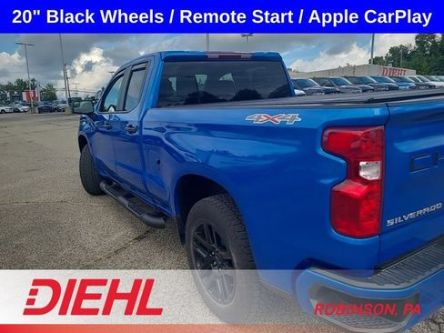 Used 2025 Chevrolet Silverado 1500 Custom w/ Turbomax Blackout Package AWD/4WD image 8