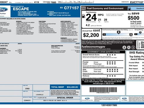 Used 2014 Ford Escape Titanium AWD/4WD image 20