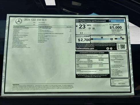 New 2026 Mercedes-Benz GLE 350 4MATIC image 17