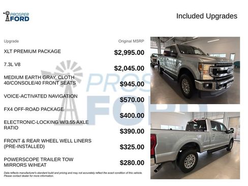 Used 2021 Ford F250 XLT w/ XLT Premium Package AWD/4WD image 3