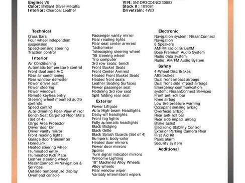 Used 2022 Nissan Pathfinder SL w/ Lighting Package (N92) image 34