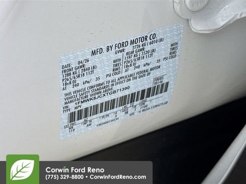 New 2026 Ford Explorer Tremor w/ Tremor Ultimate Package AWD/4WD image 37
